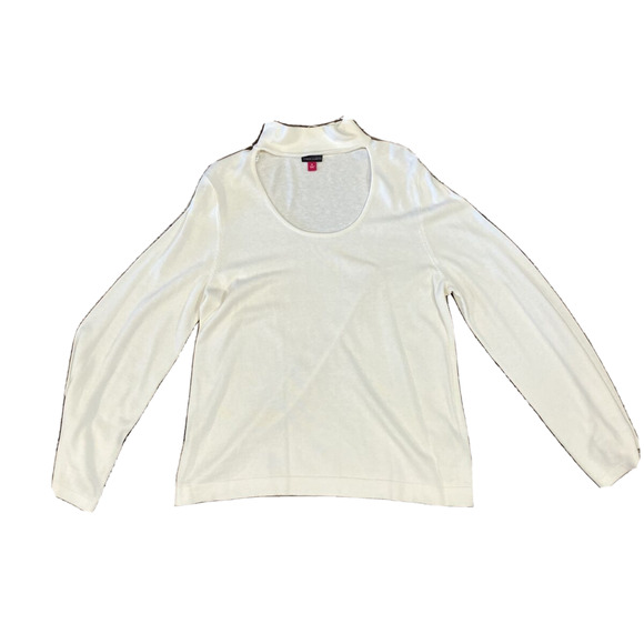 NWT VINCE CAMUTO Cream Open Front Knit Bell Sleeve Sweater XL - Picture 2 of 9